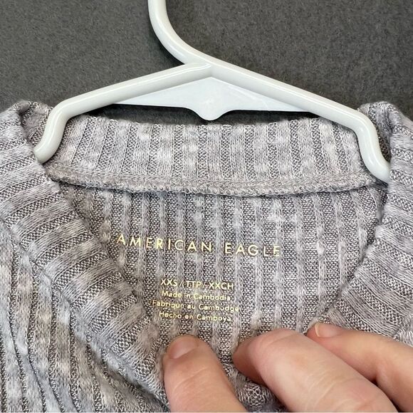 Nwt xxs AE streatch HIGH NECK TANK TOP - Picture 6 of 10